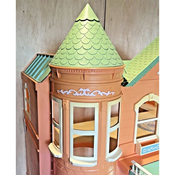 Barbie Dream House VINTAGE Folding Victorian Working Elevator Mansion 1995 MAtte - Picture 4 of 16
